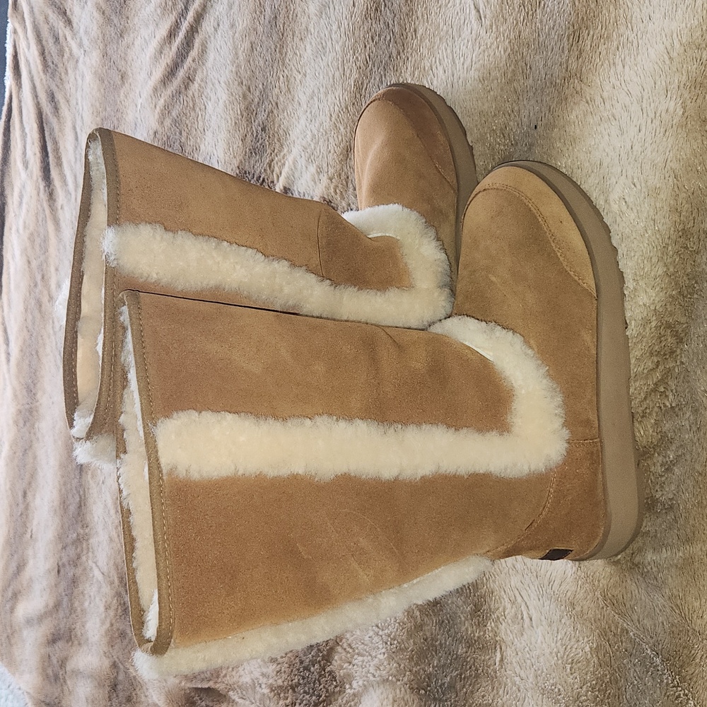 UGG Sundance Waterproof Tan Tall Boots